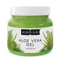 Kapiva Pure Aloe Vera Skin Gel 500g For Face & Hair | Hydrating, Moisturizing, Soothing Skin | Multipurpose Gel white