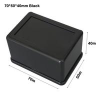 Vandeniui atsparus laikymo dėklas Baltas Juodas korpusas Instrumentų dėklas Elektronikos reikmenys 85*55*35mm Black