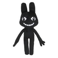 Smiling Black Rabbit Plush Toy Stalker Animal Hospital Plush Toy Game Merchandise Stuffed Toys Stalker Gifts for Kids Game Fans 28cm black