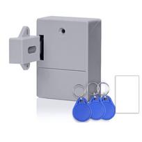 Convenient IC Card Sensor Smart Lock RFID Keyless Drawer Lock Invisible Sensor Lock  Home pilka