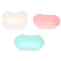 3 vnt Bento Didider Cup Liner Pietų dėžutė Minkštas maistinis silikonas Onigiri priedai one size