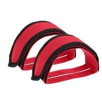 Pedal Fixed Gear For Bike Stunts Bike Pedal Tape Bicycle Pedal Straps Toe Clip Foot Strap Belt juoda