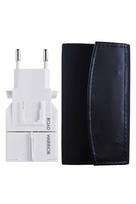 ROAD WARRIOR International Travel Adapter Plug, Worldwide Compatible, GoCon J, White, Made in Japan, RW110WH-S