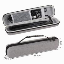 Portable Eva Hair Straightener Storage Bag Curling Iron Hair Rollers Storage Bag Waterproof Carrying Case Organizer Hair Tools pilka spalva