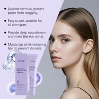 Permanent Hair Removal Cream Painless Depilatory for Men Women Legs Arms Armpit Lip Gentle Formula Quick Result one size