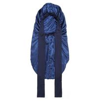 Smooth Long Sleeping Hat Comfortable Night Sleep Cap Casual Women's Bonnet  Natural Curly Hair tamsiai mėlyna spalva