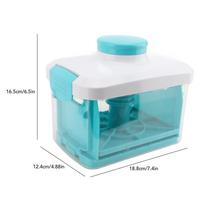 Tofu Press Efficient Use Plastic U Shaped Drip Tray Sealing Lid Tofu Presser Drainer for Home Kitchen blue