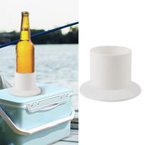 Portable Drink Holder Rubber Suction Cup Holder Lightweight Holder white