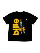 2026 Summer Unisexs Tshirt Billie Eilish Star Pattern Printed Tshirt Unisex Unisex Fashion Cotton Tshir Y2K S yellow