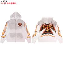 Mens Distressed Washed Hoodie With Skull Cross Print Loose Fit Cotton Pullover Sweatshirt Small