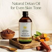 KERALA ayurveda Nalpamaradi Keram veido aliejus nuo įdegio ir spindesio 200 ml beige