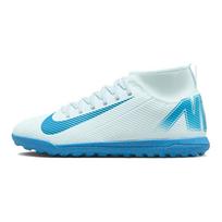 Nike Assassin Series Slip Resistant And Breathable Mid Top Kids' Soccer Shoes White Blue Kids' Sneakers FQ8313-400 32 white