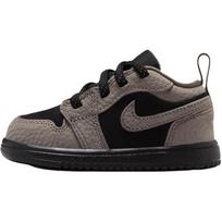 Jordan Air  1 Comfortable Versatile Low Top Walker Shoes Baby sneaker Black Brown IQ8631-005 21 black
