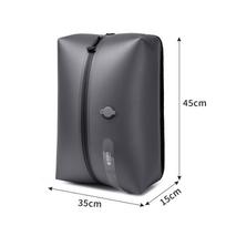 Vacuum storage Compression bag Travel with electric pump Clothing moving packing Storage bag Air pump pilka spalva