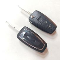 Ford Focus/EcoSport/Escort/Kuga Key Replacement Shell - 433MHz Frequency Folding Replacement Shell [Single] gray