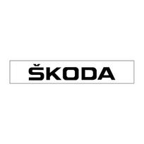 KNHX6 Auto Windshield Body Decals Letter Car Decoration Car Stickers Waterproof Vinyl Material For Skoda Kamiq Superb  a5 a7 Octavia juoda