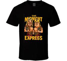 The Midnight Express Tag Team Retro Wrestling Legend Caricature Unisex T-Shirt XXXL brown