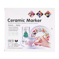 12Pcs Waterproof Ceramic Marker Fade Resistant Acrylic Paint Pen Permanent Marker for Painting on Ceramic Glass Wood 1