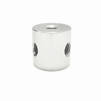 M8 Cylindrical Nut Stainless steel Through Hole Nut Rigid Coupling Parrot Perch Nut  Outdoor sidabras