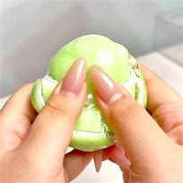 Rankų darbo vaško kriauklių šokolado spaudomas žaislas, maloniai traškanti tekstūra, ASMR, streso mažinimo Fidget, sensorinis spaudomas kamuoliukas, suaugusiųjų dovana yellow