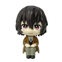 MegaHouse Bungou Stray Dogs Dazai Osamu & Atsushi Dvigubas Paketas Veiksmo Figūrėlės Kolekcionuojamas PVC Modelis Žaislai Kwaii Q Lėlė black