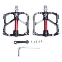 3 Bearings Bicycles Platform Pedals Replacement Aluminum Alloy Bicycles Flat Pedals Wide Flat Cycling Pedals Enduring juoda