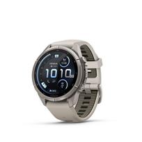Garmin fēnix® 9 Pro inReach Titanium išmanusis laikrodis | 43 mm | Fog Grey - Dark Sandstone