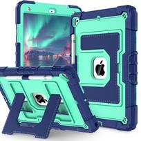 Case for iPad 11 inch (A16) 2025/ iPad 10th 10.9'' 2025, Heavy Duty Shockproof Rugged Protective Cover with Pen Holder/Kickstand For iPad Mini 6 blue