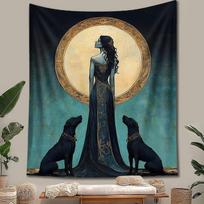 Hecate Tapestry Goddess Wall Spiritual Occultism 100X70CM