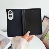 For Samsung Z Fold 8 Case Slim Matte Skin Feeling PC Case for Samsung Galaxy Z Fold 7 6 5 8 Ultra S Pen Holder and Pen Cover Galaxy Z Fold7 black