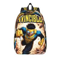 Invincibles Comic Backpack for Men Women Teenage Student Work Daypack  College Canvas Bags Outdoor 14 inches black
