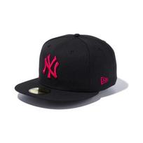 New Era Two-color splicing with embroidery, polyester fiber baseball cap, same style for men and women, couple style, Black 7 7/8 - without box juoda