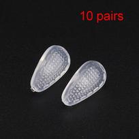 10/50Pair Silicone Airbag Glasses Nose Pads Anti Slip Soft Eyeglass Nose Cushion Replacement For Spectacles Sunglasses 10 pairs gray