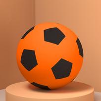 Mute Ball For Children, Indoor Soccer Training, Adult Soccer Toy, Elastic Ball() One Size oranžinė