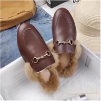 Žieminiai pusbačiai vyrams Juodi Loafers Šlepetės Lakinė Oda Laisvalaikio vairavimo Batai Loafer Lengvi Platūs Sandalai Moterims 37 ruda