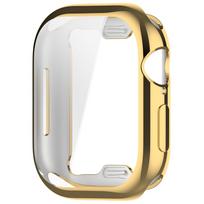 Pilnas apsauginis dėklas Apple watch 10 46mm 42mm išmaniajam laikrodžiui Ekrano apsauga Apple 10 42mm Priedai Rėmelis Dėklas TPU For Apple 10 46mm auksas