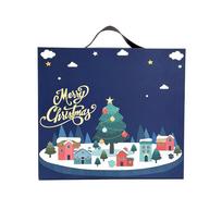Christmas Countdown Calendar December Countdown Calendar 24 Days Empty Refillable Compartments For Kids Teen Adult Birthday Other blue