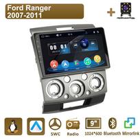 Icreative Automobilio radijas Multimedia MP5 grotuvas Pagrindinis blokas Stereo BT Ford Ranger 2007-2011 juoda