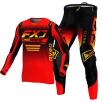motokroso pavarų komplektas vaikams 4 5 6 7 8 9 10 11 12 13 metų Jaunimas vaikas Motociklas berniukas Mergaitė Jersey Pant Kits lenktyninis kostiumas Visureigis Enduro MX MTB M-22 red