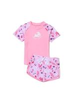 2024 Girls' Quick-Dry Two-Piece Swimsuit - Available in Small, Medium, Large Sizes XL rožinė