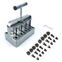Manual Double Row Soil Block Maker, Garden Seeding Soil Blocker for Gardening gray