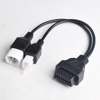 OBD OBDll 16pin Cable For Suzuki Motorcycle One Drag Two 4pin + 6pin