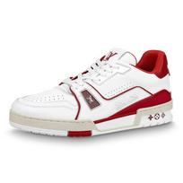 LOUIS VUITTON Trainers 'White Red' 1A8ZPR 44 white