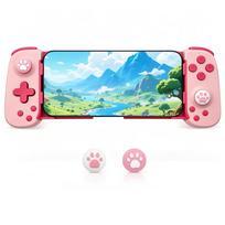 Telescopic Game Controller for Mobile Phone with Thumb Stick Grip Caps For Switch/Android/IOS Hall Joystick Stretchable Gamepad blue