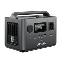 AFERIY AF-P040 – Power Station – Portable Power Station 256Wh, LiFePO4 Battery, 400W, Fast Charge in 1.2 Hours, UPS, Solar, for Camping & Outdoor