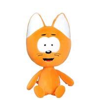 32cm Mielas Kote Kitty pliušinis lėlė Oranžinis animacinis katinas kimštas žaislas Minkštas anime aksesuaras Vaikų kambario dekoracija Dovana 32cm
