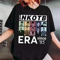 In My New Kids On The Block Era Shirt Nkotb Fan Shirt Short Sleeve Shirt S gray