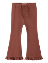 Lil'Atelier - Nmfthoro Har Bootcut Pant Lil - Kelnės - Ruda