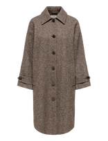 JDY - Jdyvinga Herringbone Long Coat Otw Yfm - Žieminis paltas - Ruda