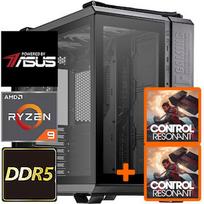 TopPC AMD Ryzen 9 (Zen 4) TUF Gaming Powered by ASUS, 32GB (2x16) DDR5, GeForce RTX 5070 Ti, 2TB NVMe Gen4, no OS DATK319-1292394